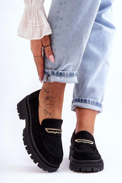 Жіночі замшеві сліпони чорні Pure Love