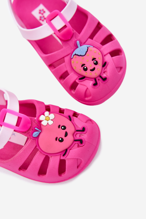 Дитячі Сандалі на Липучці Фрукти 83615 Ipanema Summer XIV Рожеві