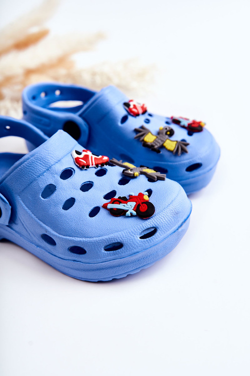 Дитячі сині тапочки Crocs Foam Blue Sailor