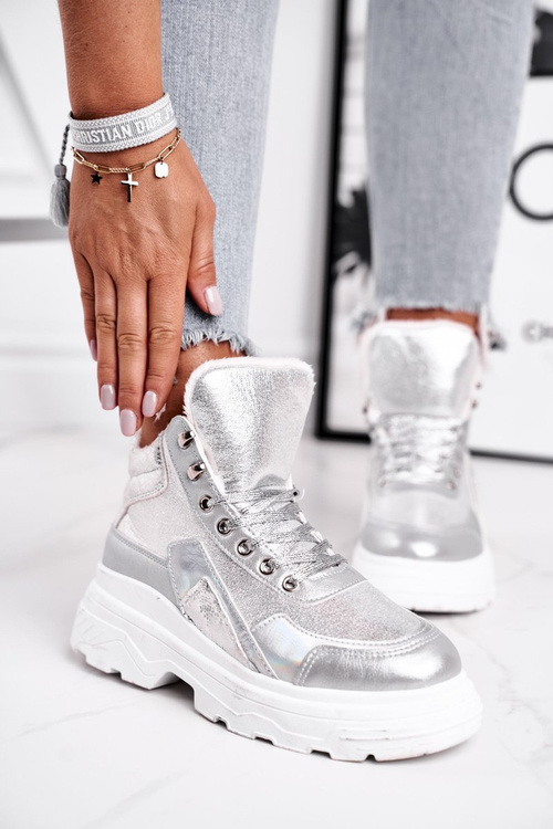 Жіноче спортивне взуття Warm High Silver Davan