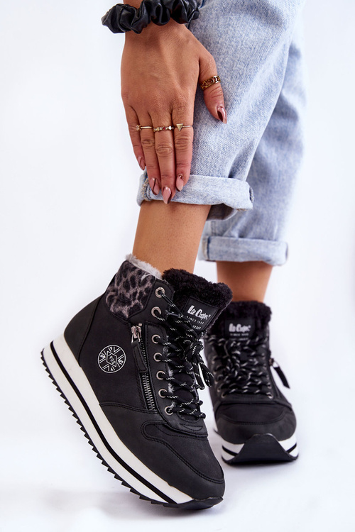 Жіночі теплі черевики Lee Cooper LCJ-22-31-1448 Чорні