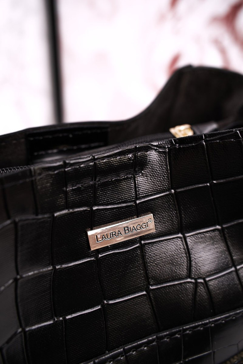 Сумка-сумка зі знімними ремнями LAURA BIAGGI Animal Print Black