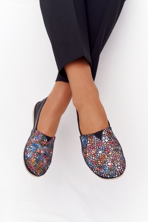 Жіночі шкіряні балетки Maciejka 01930-87 Чорні