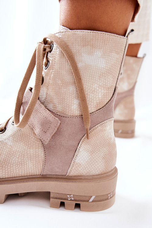 Ботильйони Worker Maciejka Beige 05219-04