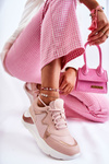 Жіночі модні кросівки рожеві Allie