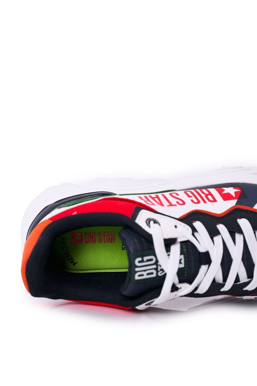 Чоловіче спортивне взуття Memory Foam Big Star HH174208 White-Navy