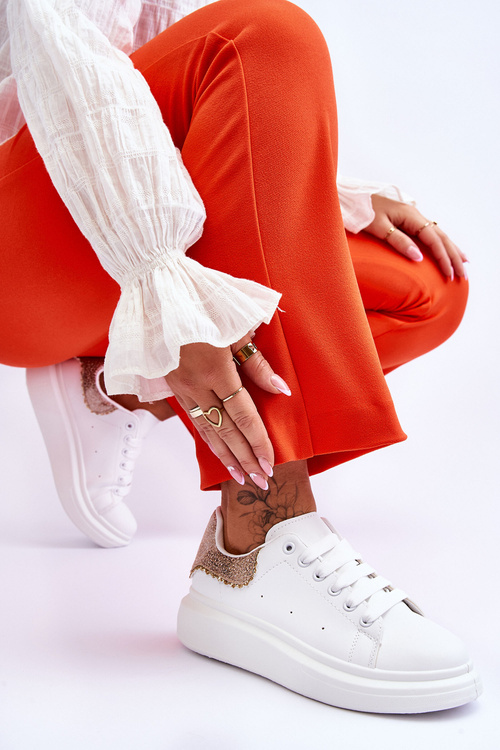 Жіноче спортивне взуття з орнаментом White-gold Delight