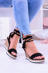 Жіночі чорні сандалі Anchor
