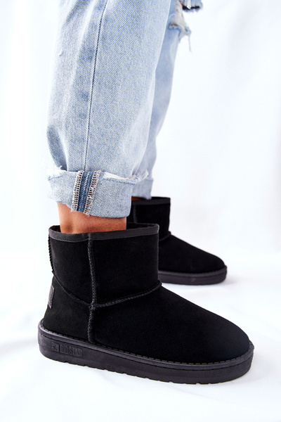 Шкіряні зимові черевики Big Star II274440 Чорні