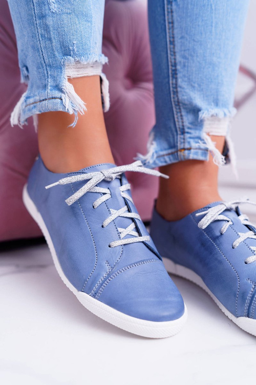 Жіноче взуття Взуття Взуття Maciejka Leather Bright Blue 4049A