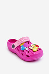 Дитячі поролонові легкі сандалі Crocs Fuchsia Sweets