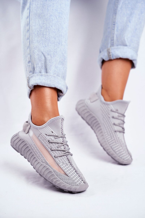 Жіноче спортивне взуття дихаюча сіра Lumiere