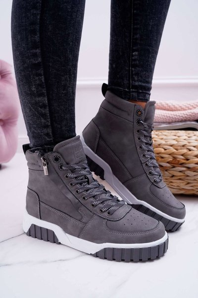Жіноче спортивне взуття Big Star High Grey EE274222