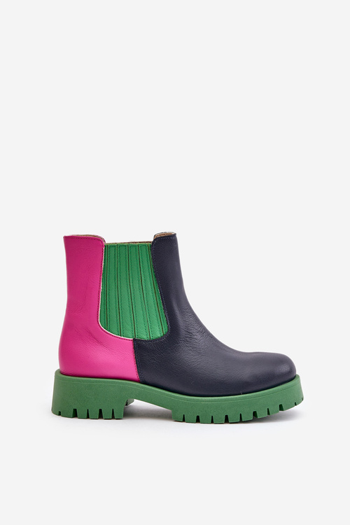 Чоботи жіночі без каблука Lewski 3611 Multicolor