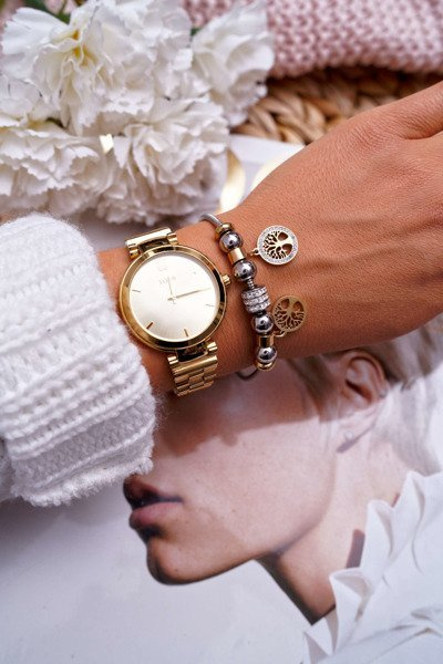 Жіночий браслет-ланцюжок Дерево Життя Золотий Готал