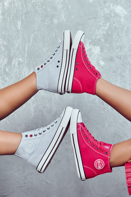 Жіночі високі кросівки Big Star JJ274210 Фуксія