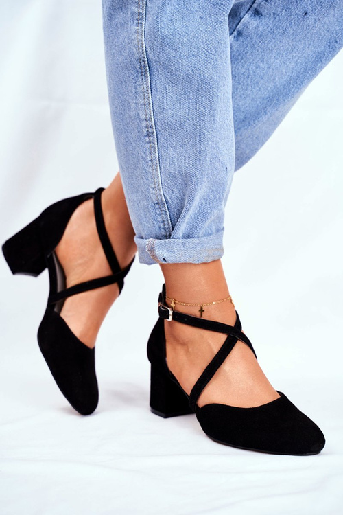 Жіночі човники Maciejka Black 04070-01