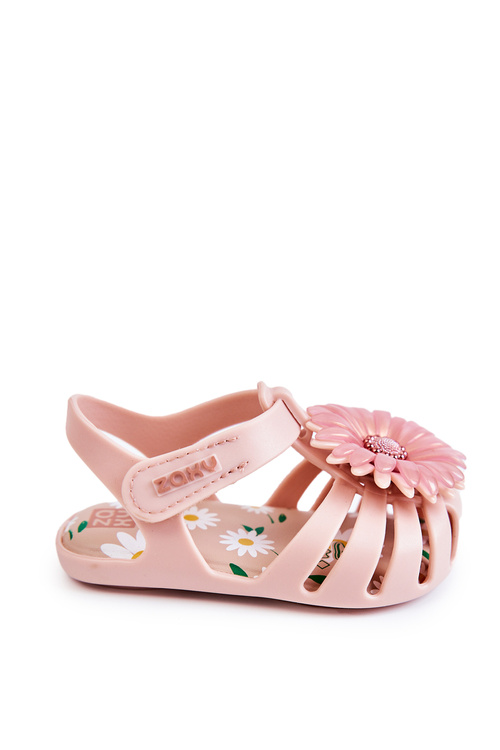 Дитячі босоніжки на липучці Аромат ZAXY JJ385032 Світло-рожевий