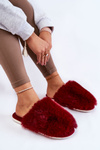 Жіночі хутряні тапочки Maroon Sheryl 