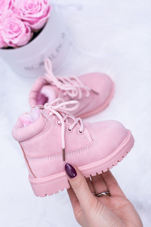 Дитячі утеплені черевики Trapper Powder Pink Dexter