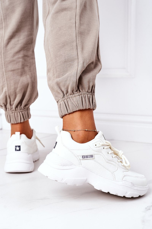 Жіноче спортивне взуття Кросівки Big Star EE274460 Білі