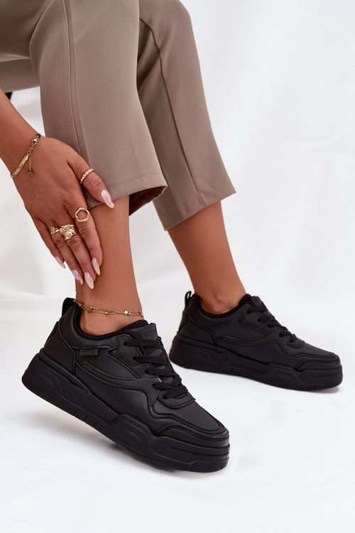 Жіночі Кросівки На Платформі Big Star SS274589 HI-POLY SYSTEM Чорні