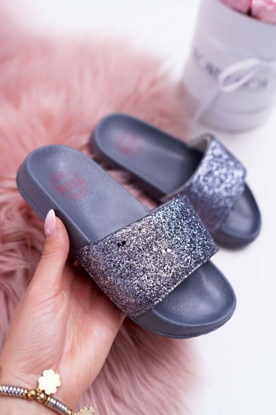 Дитячі молодіжні шльопанці Big Star Grey Brocade AA374087