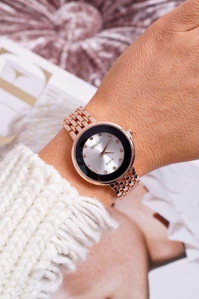 Жіночий годинник Ernest Golden Pink Beauty
