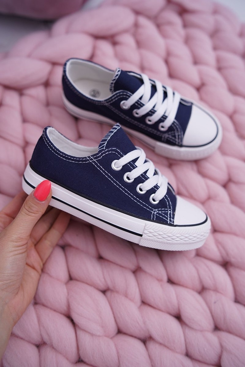 Дитячі класичні кросівки темно-сині Filemon