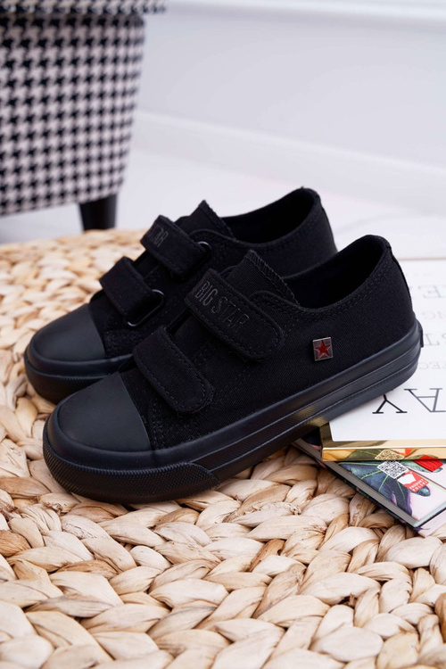 Кросівки на липучці Big Star FF374095 Чорні