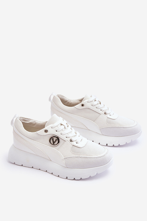 Жіночі білі кросівки на платформі Chana