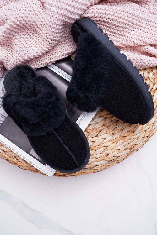 Жіночі шльопанці тапочки чорні Mirendas