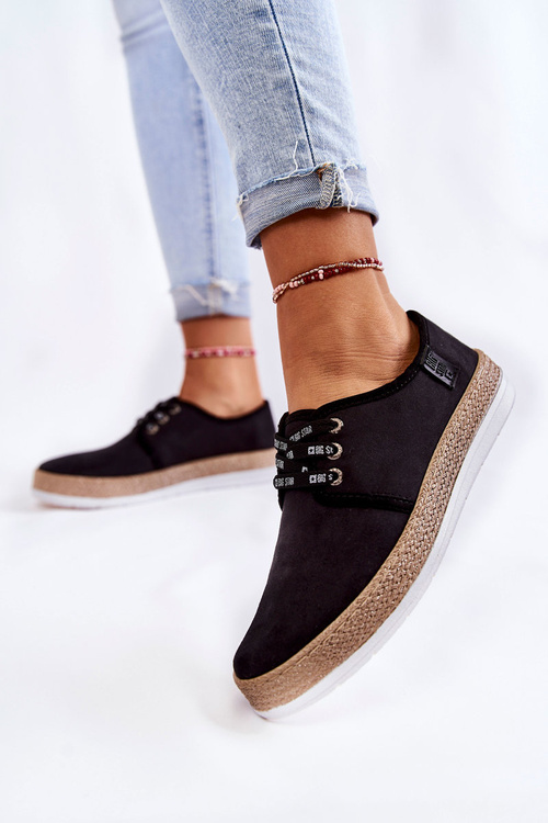 Жіночі низькі кросівки Memory Foam System Big Star KK276004 Чорні