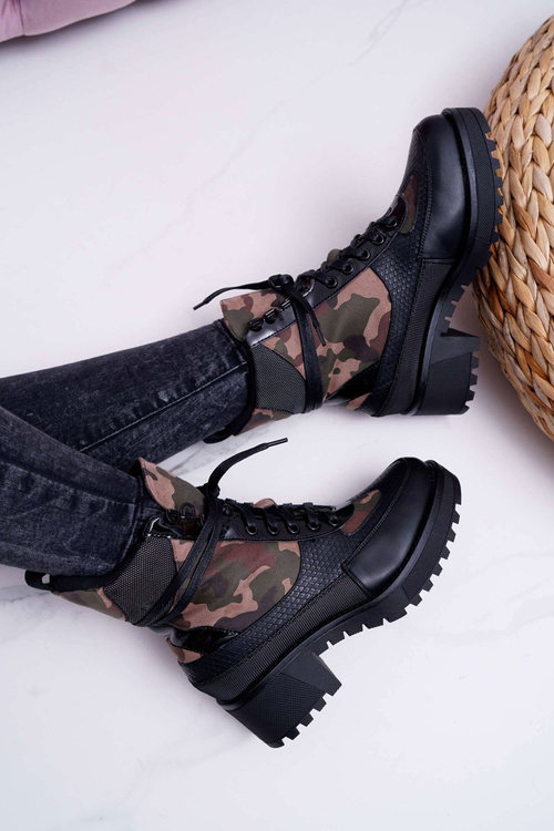 Чоботи жіночі високі чорні Moro Trappers Nemtere