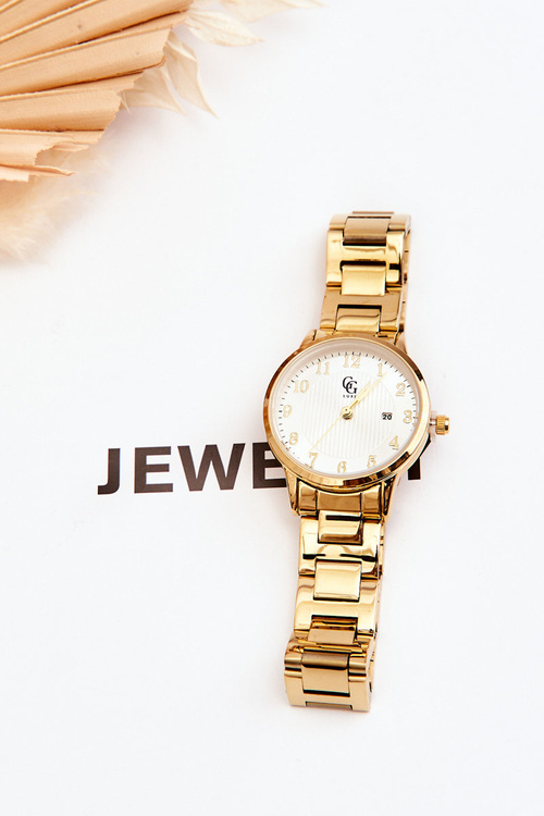 Жіночий сталевий водонепроникний годинник GG Luxe Gold