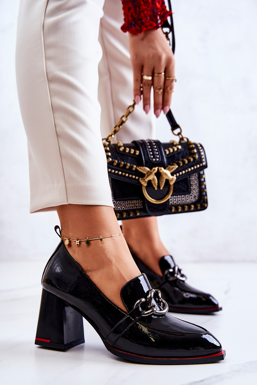 Елегантні човники на стовпчику Black Callim