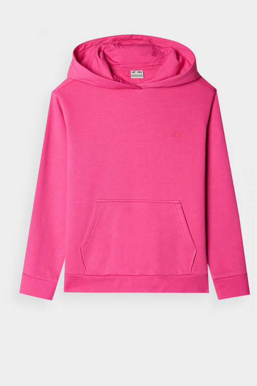 Толстовка-пуловер для дівчаток, гладкий фіолетовий 4F 4FJWMM00TSWSF1316-51S