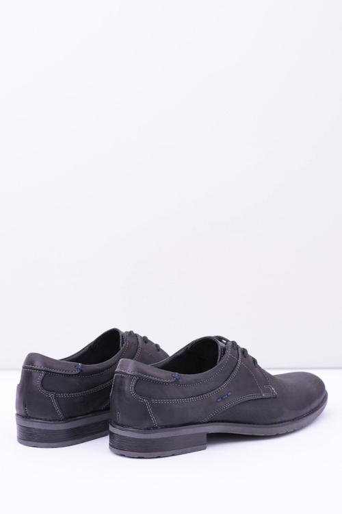 Елегантні чоловічі шкіряні напівчоботи чорні Santiago