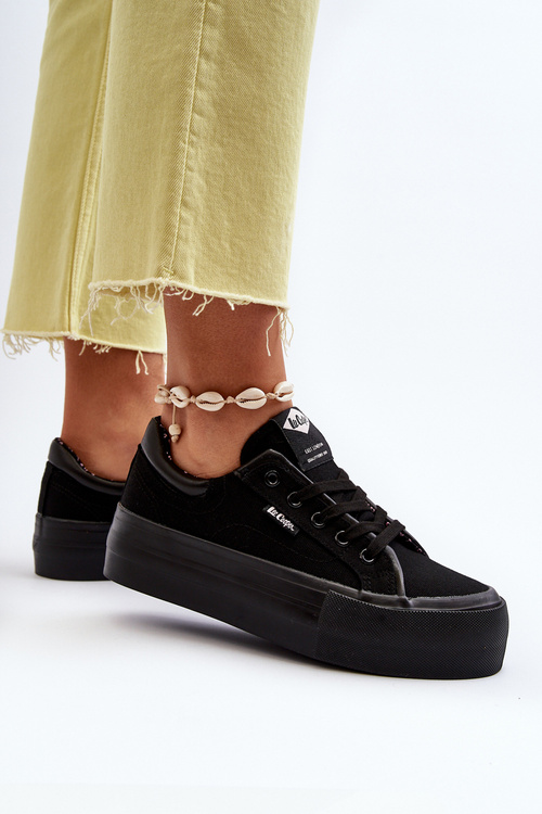Жіночі кросівки на платформі Lee Cooper LCW-24-31-2180 Чорні