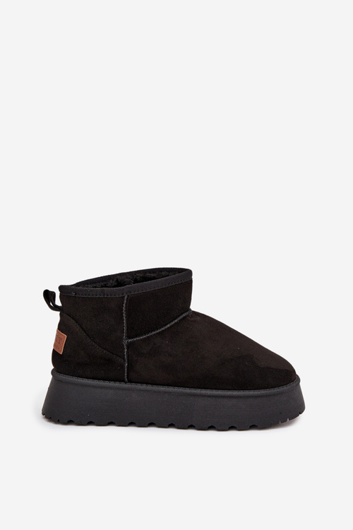 Жіночі зимові чоботи на платформі Чорні Celyra