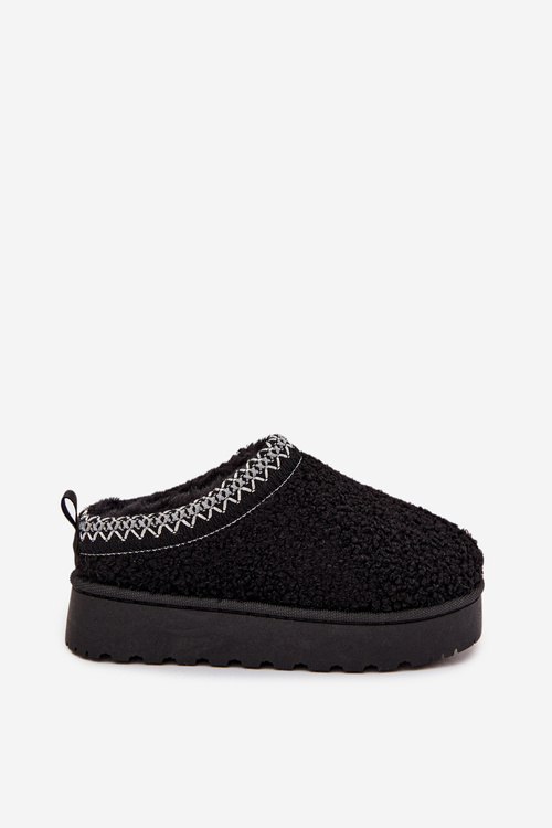 Дитячі Юнацькі Снігові Черевики З Вовною Тип Чорні Selathiel