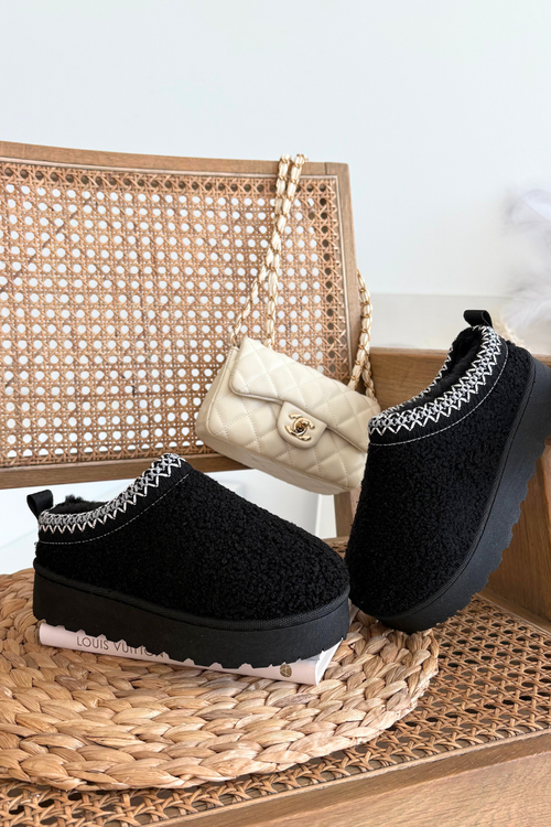 Дитячі Юнацькі Снігові Черевики З Вовною Тип Чорні Selathiel