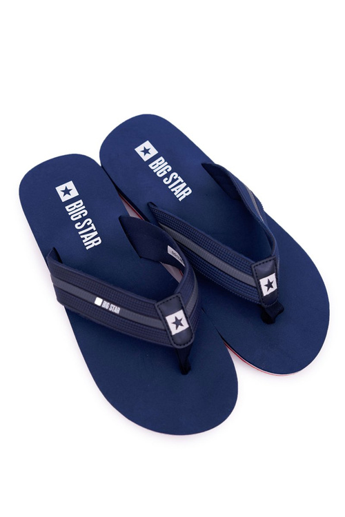 Чоловічі шльопанці Big Star Flip Flops Navy Blue DD174661