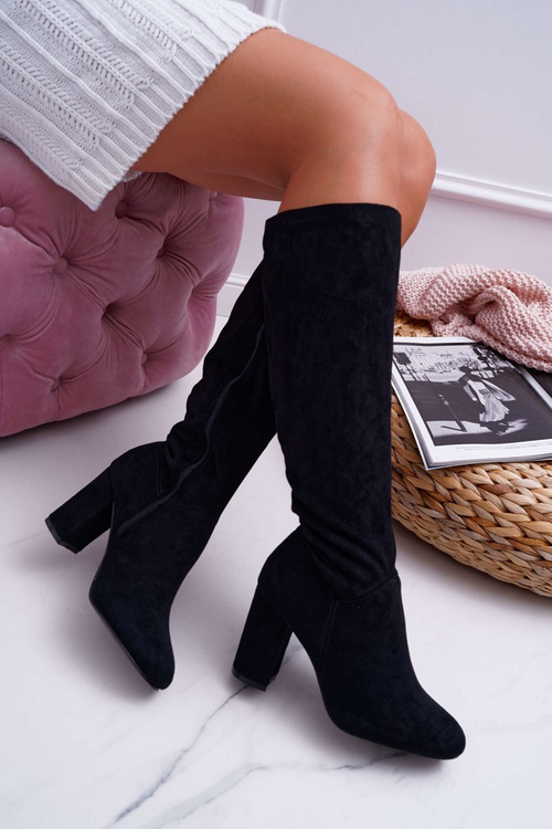 Жіночі чоботи Mercure чорного кольору