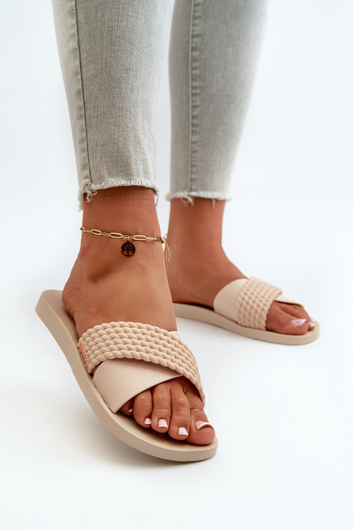 Жіночі шльопанці на плоскій підошві 83244 Ipanema Street II Fem Beige
