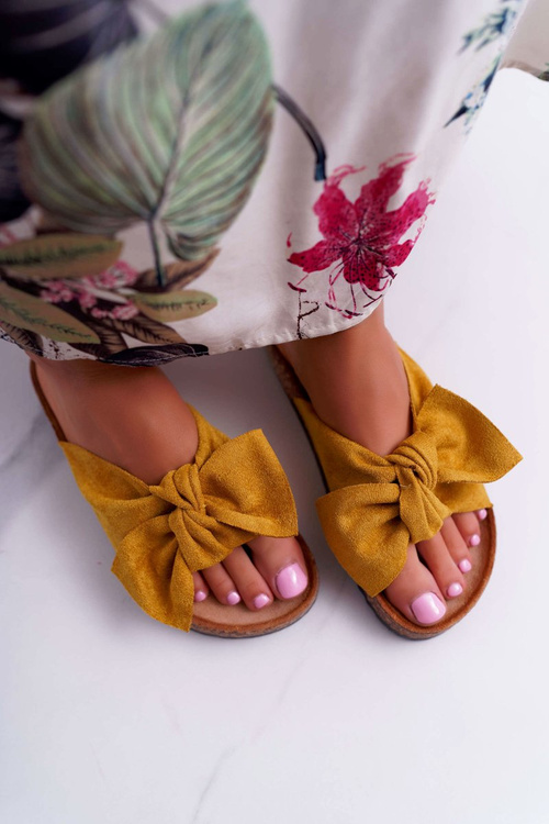 Жіночі пробкові шльопанці Cocard жовті Randy