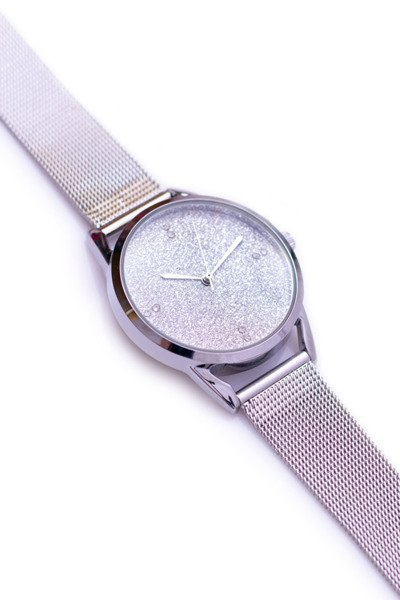 Жіночий срібний годинник Майкл Джон Браслет Парча Раптер