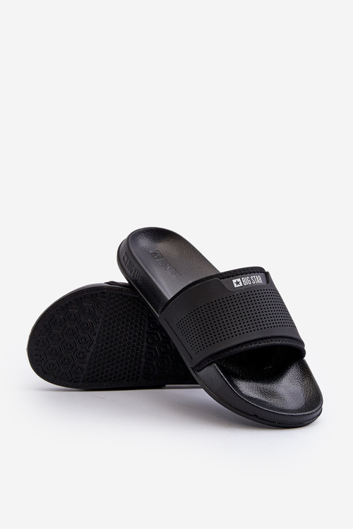 Легкі чоловічі шльопанці Big Star NN174694 Чорні