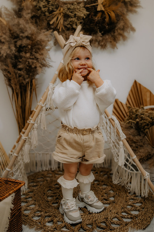 Дитяче спортивне взуття Кросівки бежеві Rommie