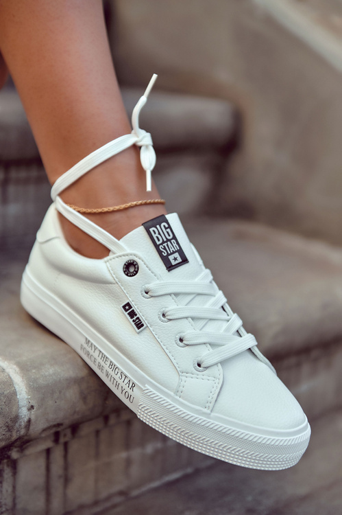 Жіночі шкіряні тенісні туфлі BIG STAR EE274316 Білі